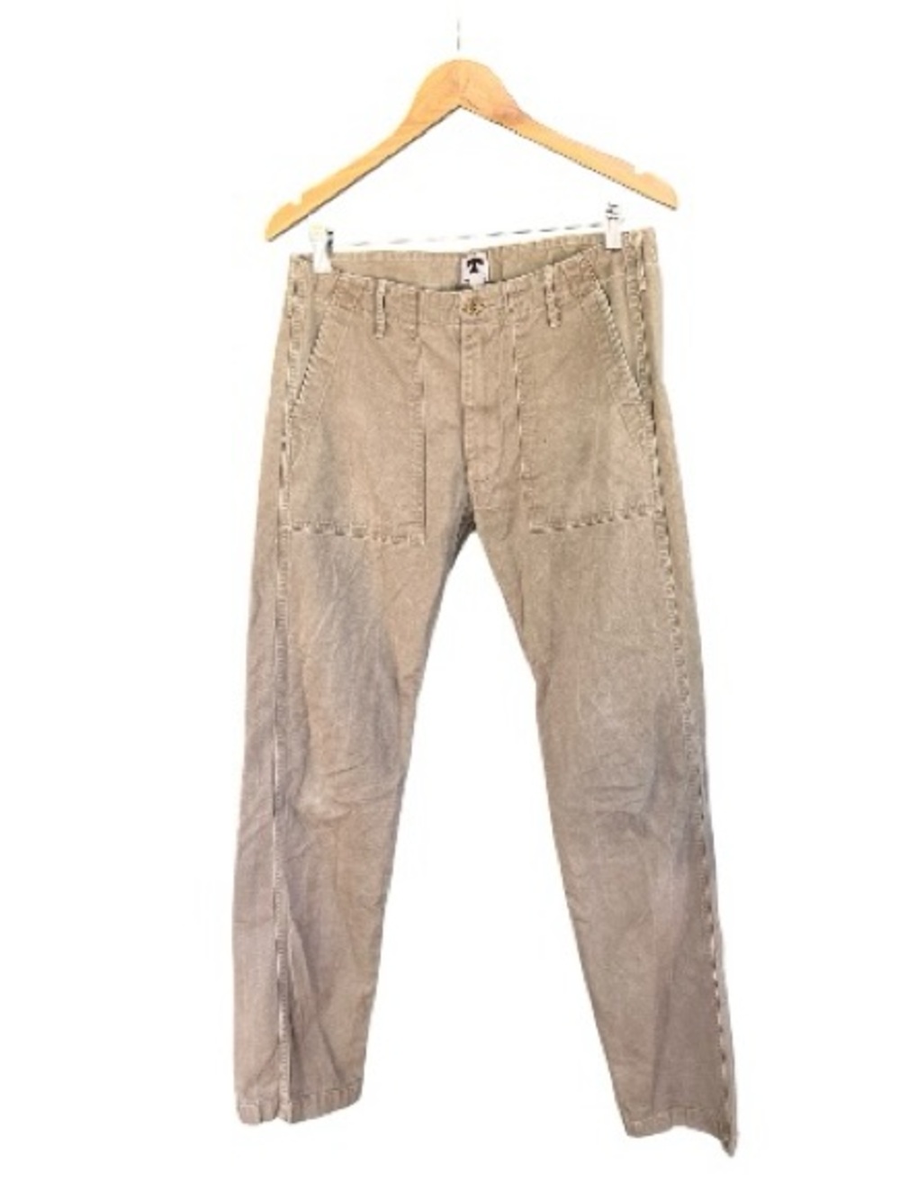 Tellason Tapered Leg Fatigue Pants British Tan Heritage Utility Workwear 31